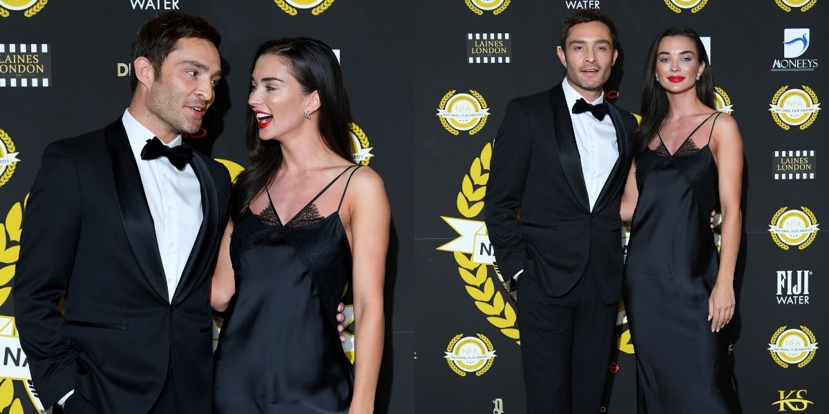 Ed Westwick and Amy Jackson make their red-carpet debut as a couple at National Film Awards 2022